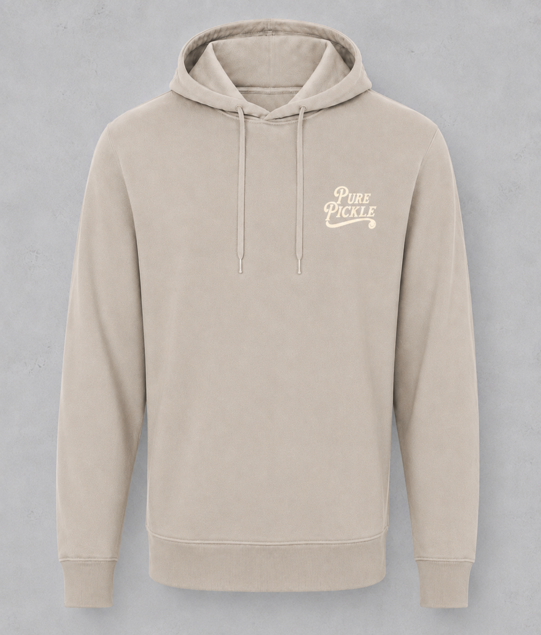 Pure Pickle Hoodie – Cream Logo