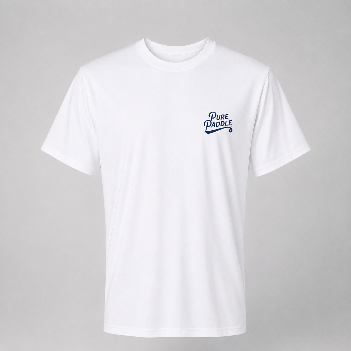 Pure Paddle Classic Tee - White with Navy Logo