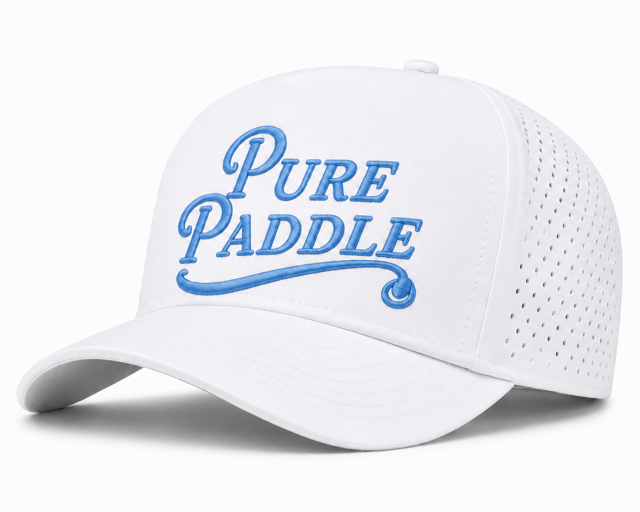 Pure Paddle Snapback Hat - Light Blue Embroidery