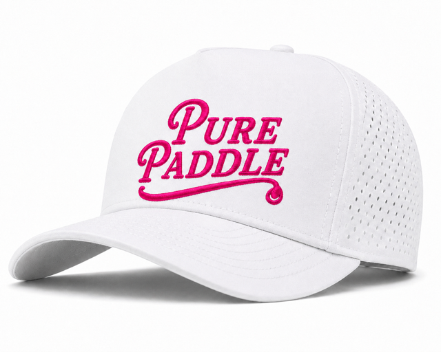 Pure Paddle Snapback Hat - Pink Embroidery